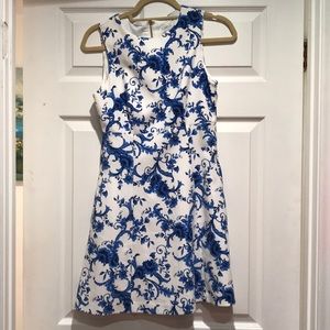 Flower print dress